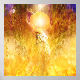 Phoenix Fire Bird Transmission Poster