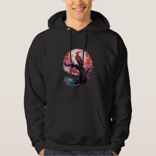 Phoenix Fire Phoenix Bird Sakura Tree Mythischer B Hoodie
