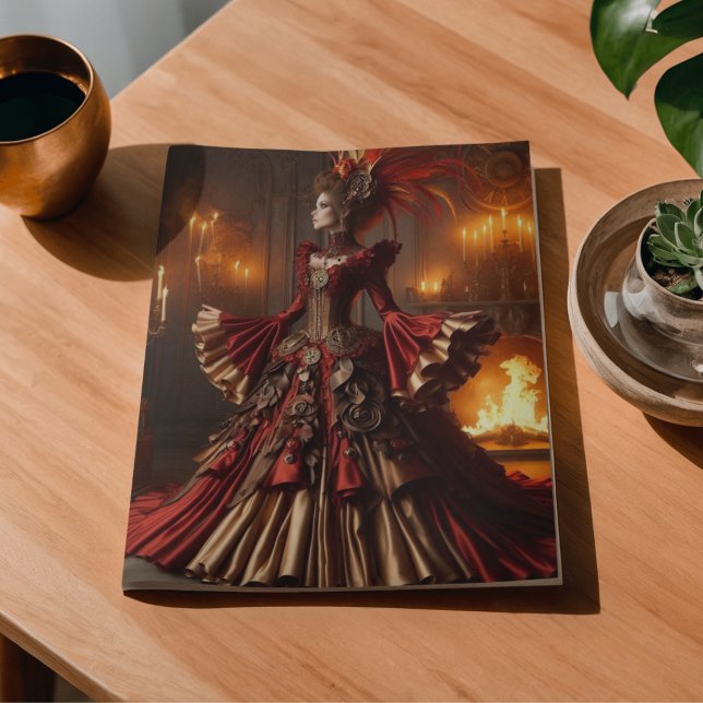 Phoenix Fire Queen Steampunk Viktorianisch Industr Seidenpapier (Von Creator hochgeladen)