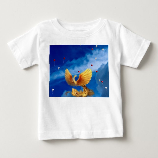Phoenix / Firebird. Baby T-shirt (Vorderseite)