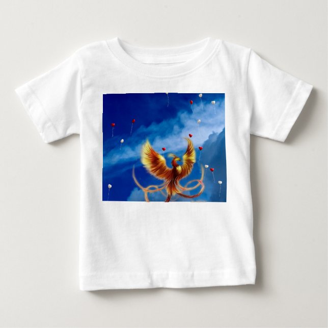 Phoenix / Firebird. Baby T-shirt (Vorderseite)