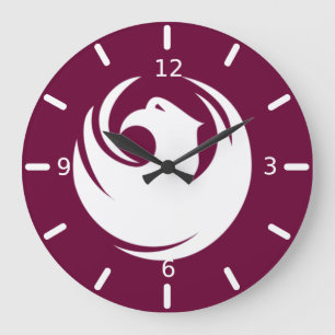Phoenix-Flagge Große Uhr