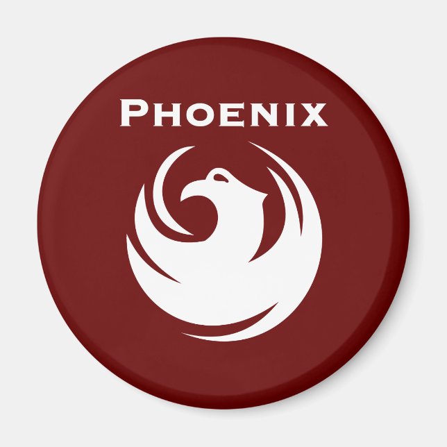 Phoenix-Flagge Magnet (Vorne)