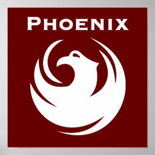 Phoenix-Flagge Poster