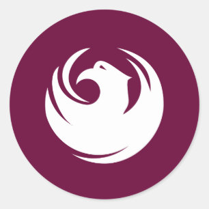 Phoenix-Flagge Runder Aufkleber