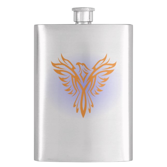 Phoenix Flask Flachmann (Vorderseite)