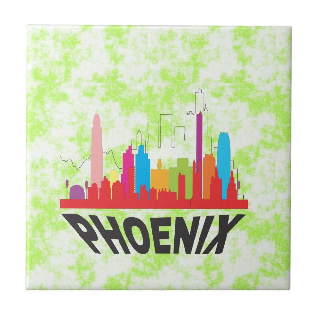 Phoenix Fliese (Vorderseite)