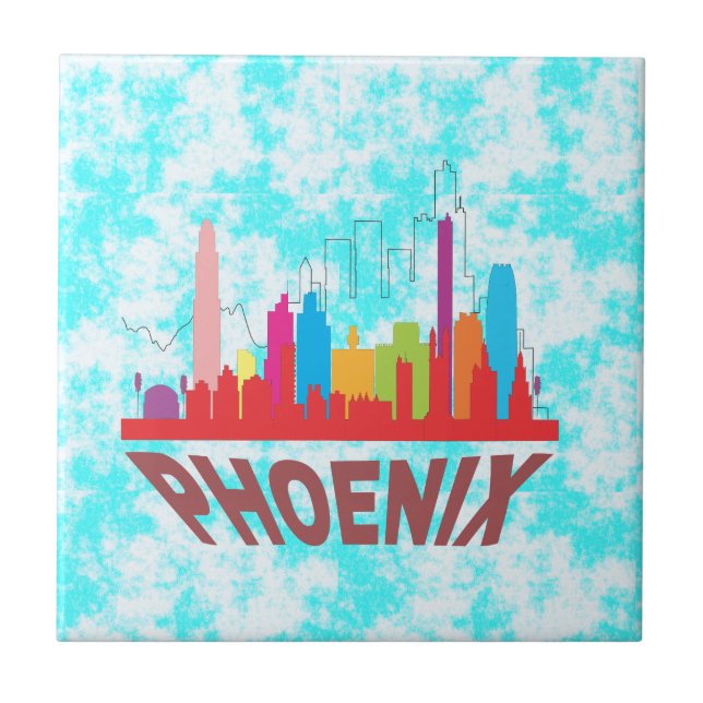 Phoenix Fliese (Vorderseite)