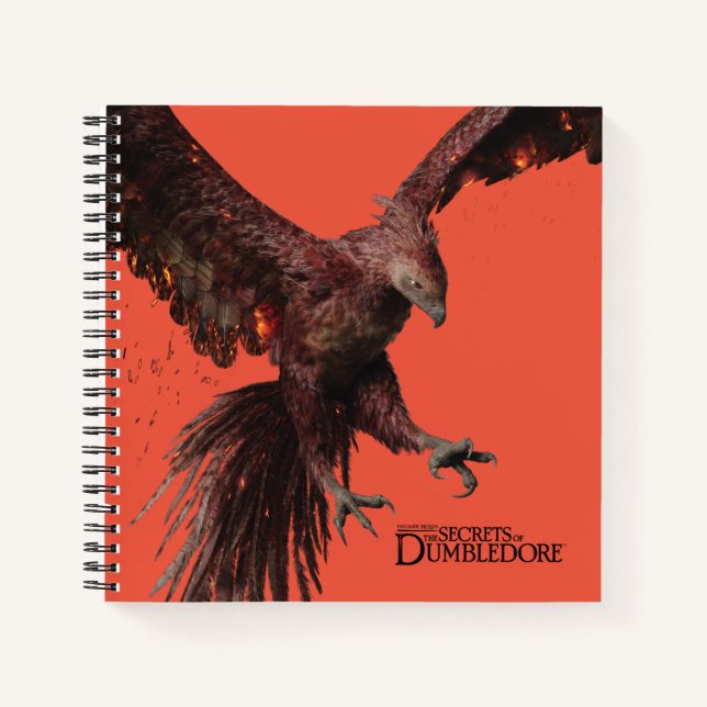 Phoenix Flying Graphic Notizbuch (Vorderseite)
