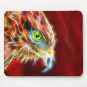 Phoenix gestiegener Fraktal-Adler Mousepad