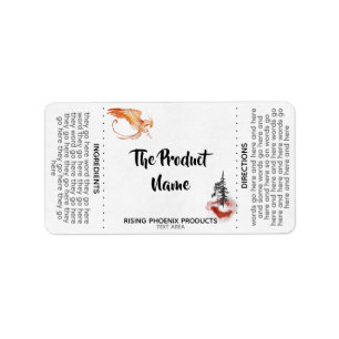 *~* Phoenix Haare Creme Gesicht Badeseife Adressaufkleber