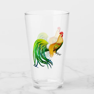 Phoenix-Hahn-Huhn-Glas-Trommel Glas
