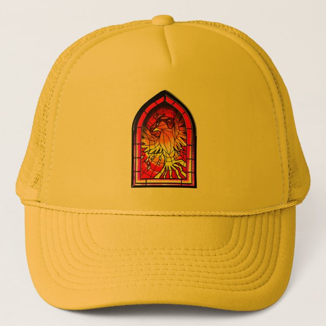 Phoenix-Hartglas Truckerkappe (Vorderseite)