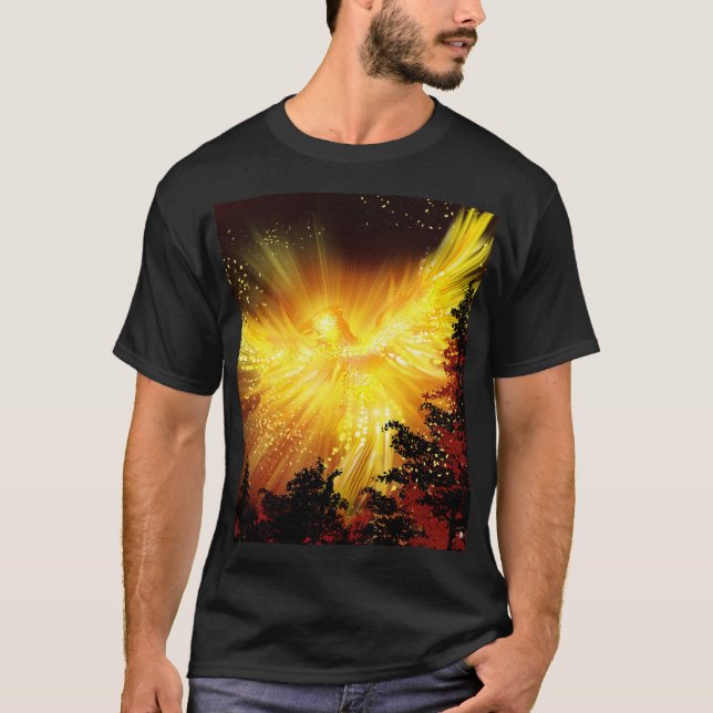 Phoenix im Flug T-Shirt (Vorderseite)