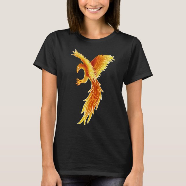 Phoenix im Flug T-Shirt (Vorderseite)