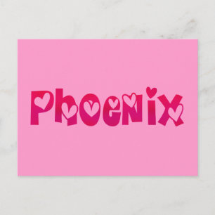 Phoenix im Herzen Postkarte