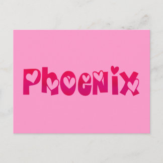 Phoenix im Herzen Postkarte