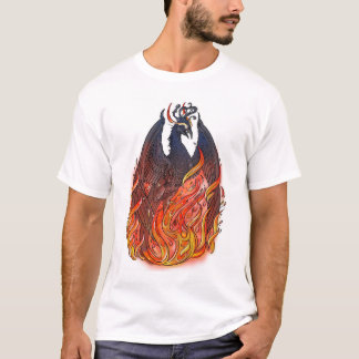 Phoenix in den Flammen T-Shirt