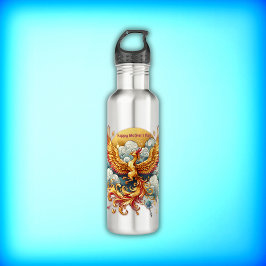 Phoenix in den Wolken glücklich Muttertag | Edelstahlflasche