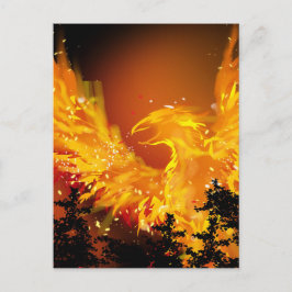 Phoenix in der Flugpostkarte Postkarte