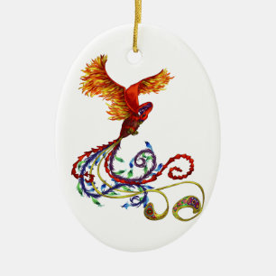 Phoenix Keramikornament