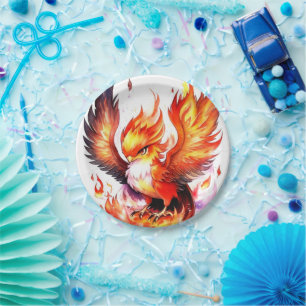 Phoenix-Kindergeburtstag Pappteller