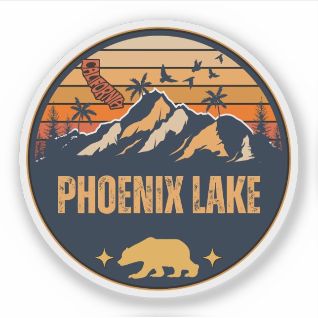 Phoenix Lake, Kalifornien Aufkleber (Vorderseite)