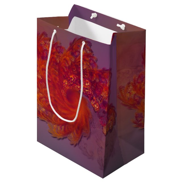 Phoenix Lament-Geschenktasche Mittlere Geschenktüte (Vorderseite Schrägansicht)
