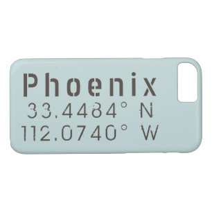 Phoenix Latitude Longitude Case-Mate iPhone Hülle