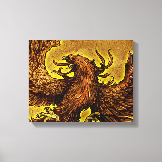 Phoenix Leinwanddruck (Vorderseite)
