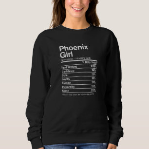 Phoenix Mädchen Arizona Nährwertangaben Home Roots Sweatshirt
