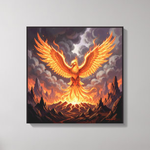 Phoenix Majestique Leinwanddruck