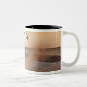 Phoenix-MarsLander Zweifarbige Tasse