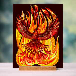 Phoenix mythologische unsterbliche Kreatur Acrylschild