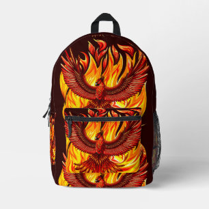 Phoenix mythologische unsterbliche Kreatur Bedruckter Rucksack