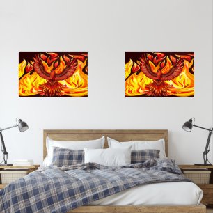 Phoenix mythologische unsterbliche Kreatur Bilderwand Sets