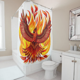 Phoenix mythologische unsterbliche Kreatur Duschvorhang