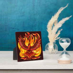 Phoenix mythologische unsterbliche Kreatur Fotoplatte