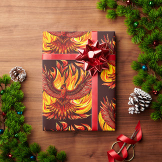 Phoenix mythologische unsterbliche Kreatur Geschenkpapier