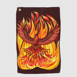 Phoenix mythologische unsterbliche Kreatur Golfhandtuch
