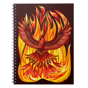 Phoenix mythologische unsterbliche Kreatur Notizblock