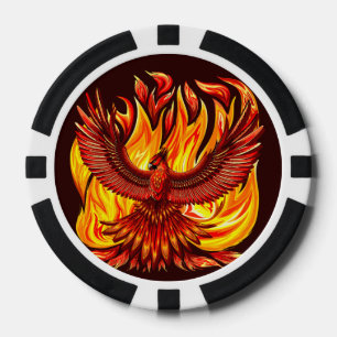 Phoenix mythologische unsterbliche Kreatur Pokerchips