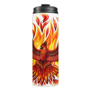 Phoenix mythologische unsterbliche Kreatur Thermosbecher