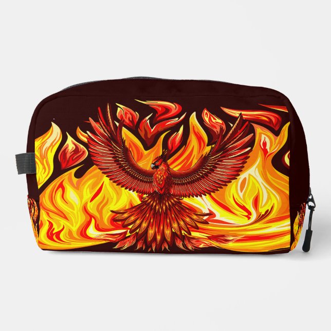 Phoenix mythologische unsterbliche Kreatur Waschbeutel (Vorderseite)