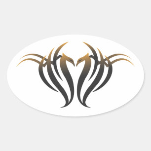 Phoenix Ovaler Aufkleber