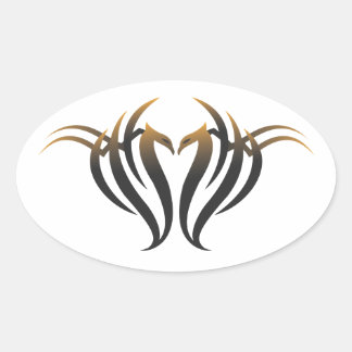 Phoenix Ovaler Aufkleber