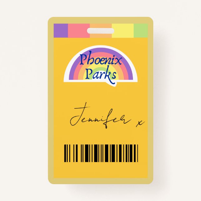 Phoenix Parks Abzeichen Ausweis (Vorderseite)