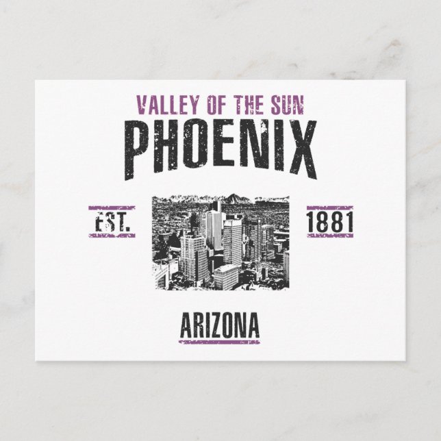 Phoenix Postkarte (Vorderseite)