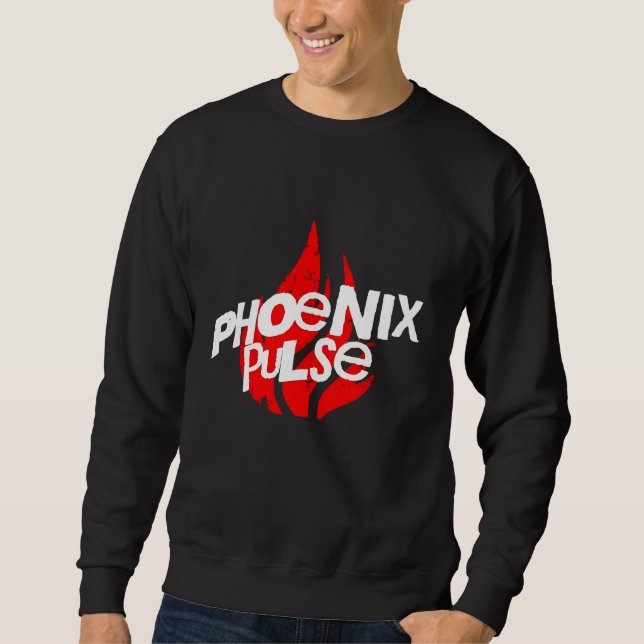 "Phoenix Pulse Flame Graphic T - Shirt - Fett und  (Vorderseite)