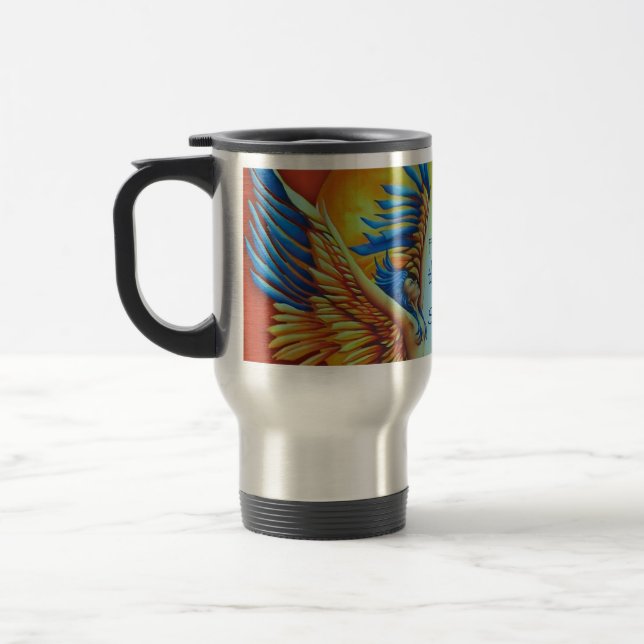 Phoenix-Reise-Tasse Reisebecher (Links)